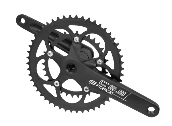 Force Road C 9.5 crankset double chainring 50/34 teeth 175 mm black matte