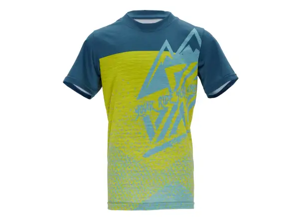 Silvini Denni kids jersey short sleeve Blue/Neon