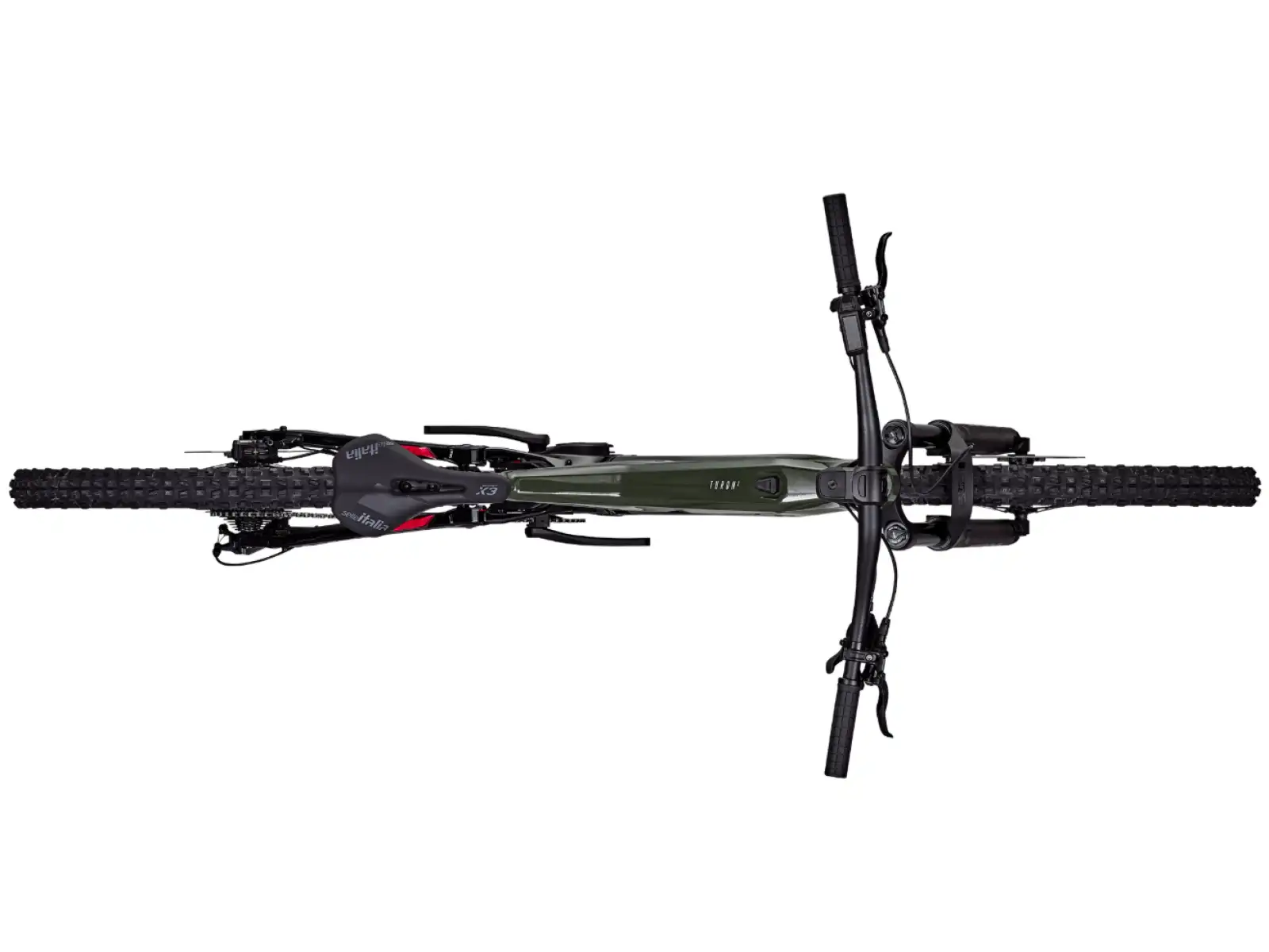 Focus Thron2 6.7 mountain e-bike 800 Wh Urbangreen / Magicblack