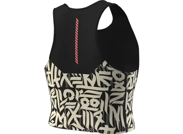 Dynafit Trail Crop Top women's sleeveless shirt Black Out