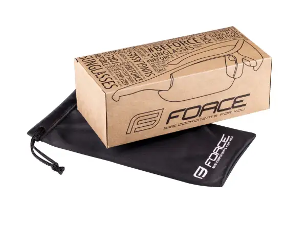 Force Arcade cycling glasses white/black/black mirror lenses