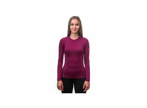 Sensor Merino Active women's shirt long sleeve Lilla