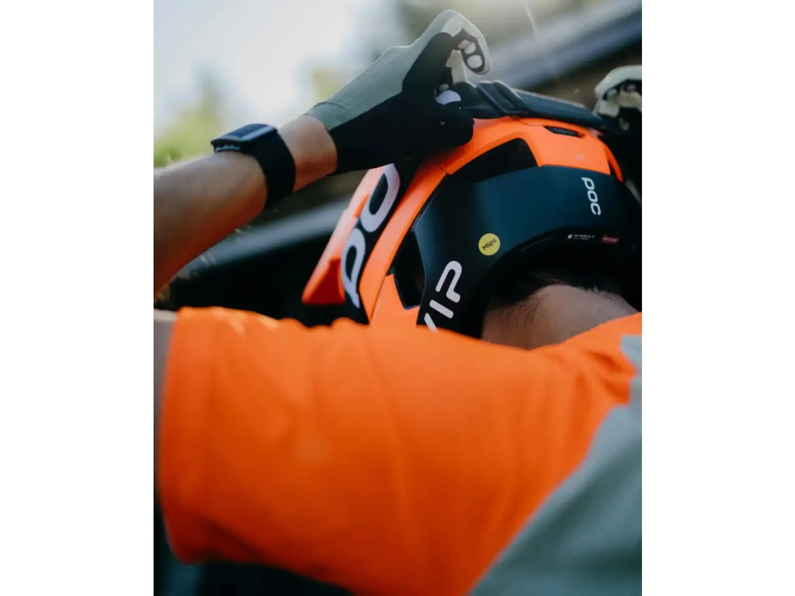 POC Otocon Race MIPS helmet Fluorescent Orange AVIP/Uranium Black Matt