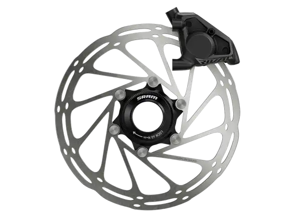 Sram Rival AXS HRD E1 left shifting / brake lever and caliper Flat Mount, hose 950 mm
