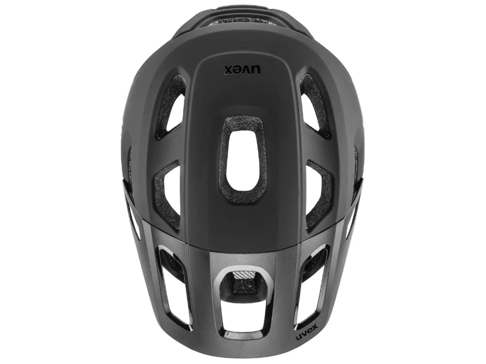 Uvex React MTB helmet Black/Teal Matt