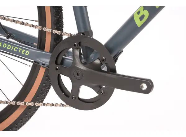 Beany Pulse 700 children's gravel bike neon yellow