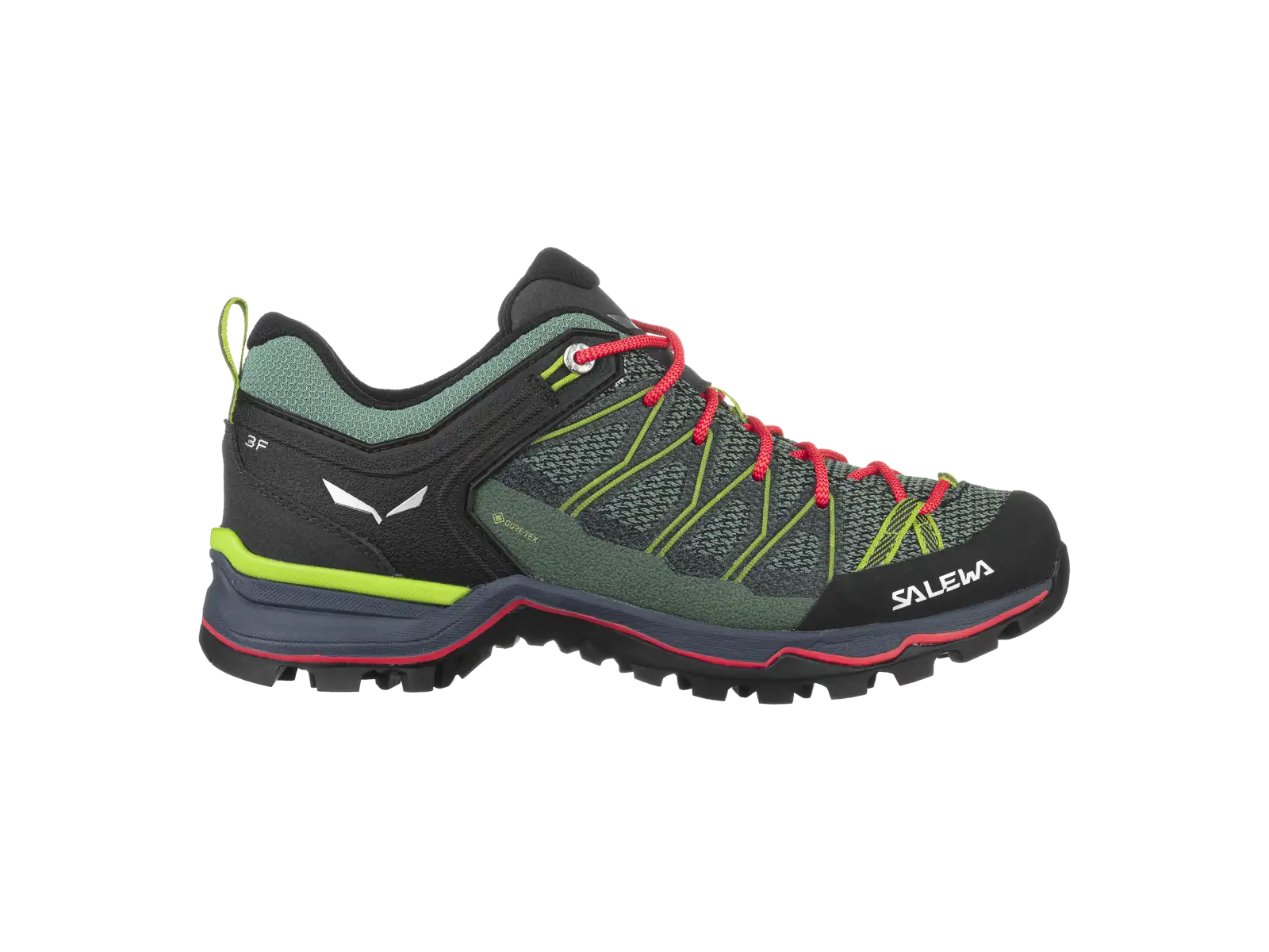 Salewa Mountain Trainer Lite GTX women's shoes Feld Green/Fluo Coral