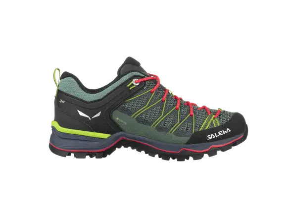 Salewa Mountain Trainer Lite GTX women's shoes Feld Green/Fluo Coral