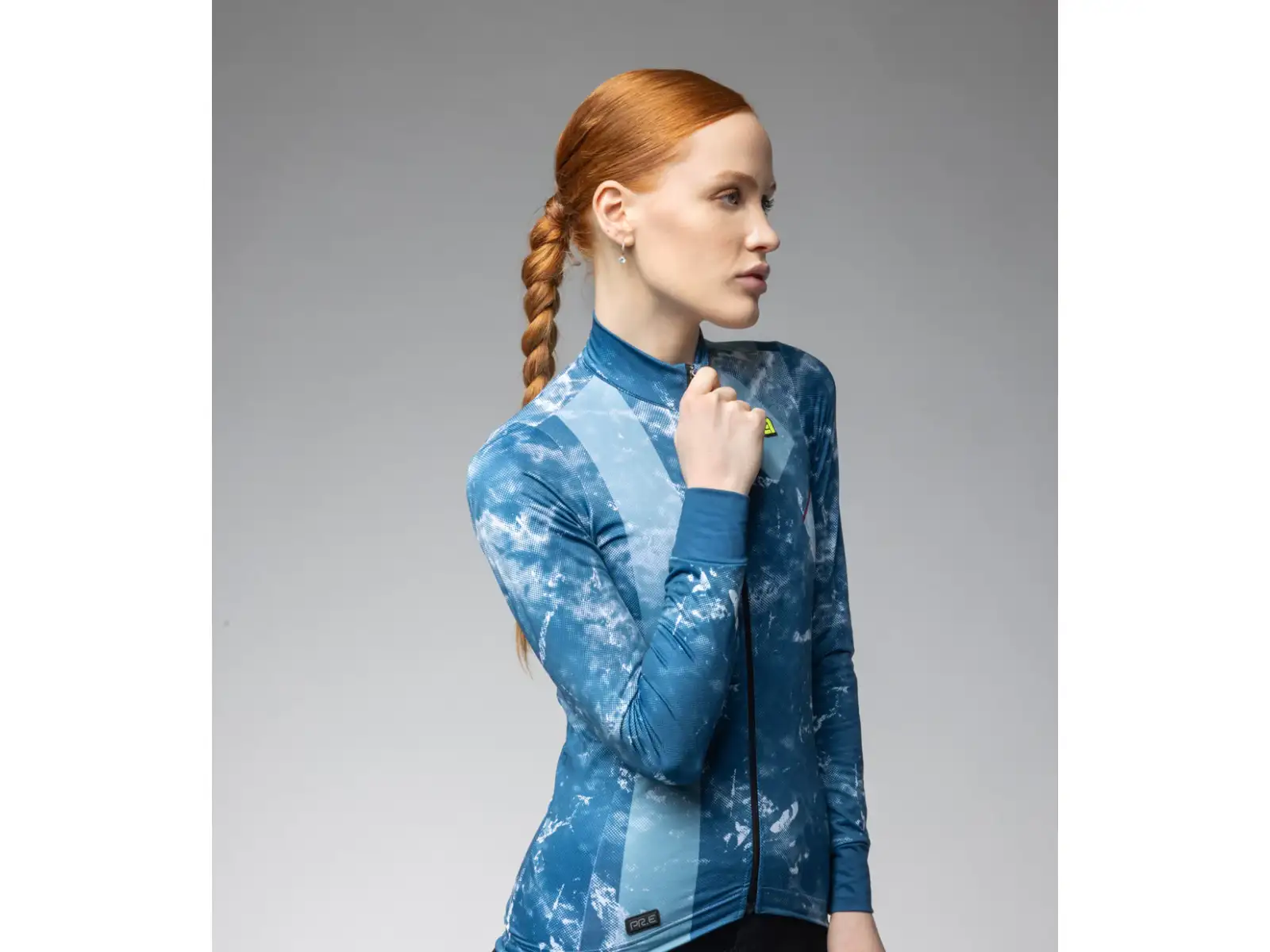 Alé PR-E Icy women's jersey long sleeve Blue