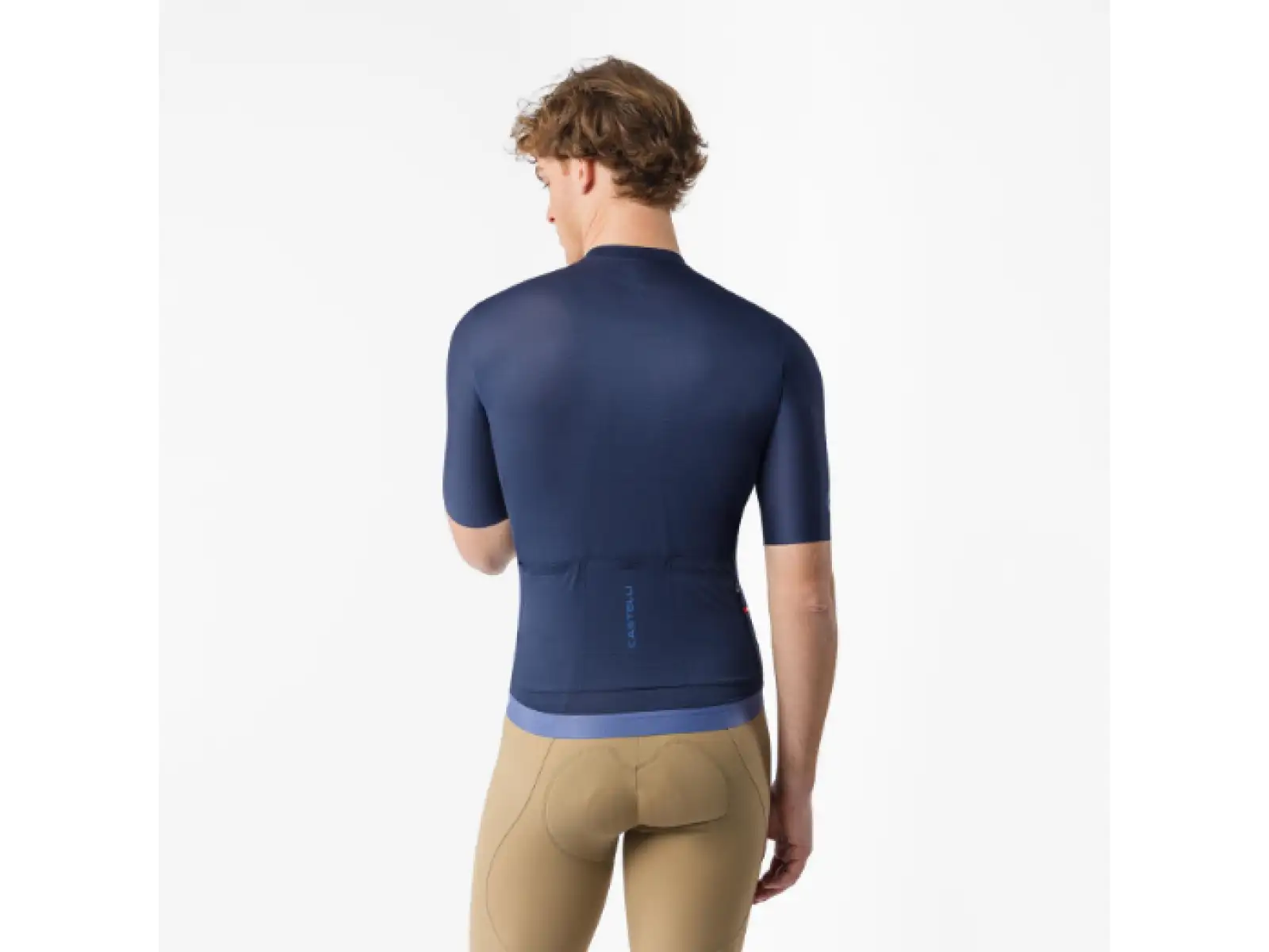 Castelli Espresso 2 men's jersey short sleeve Belgian Blue