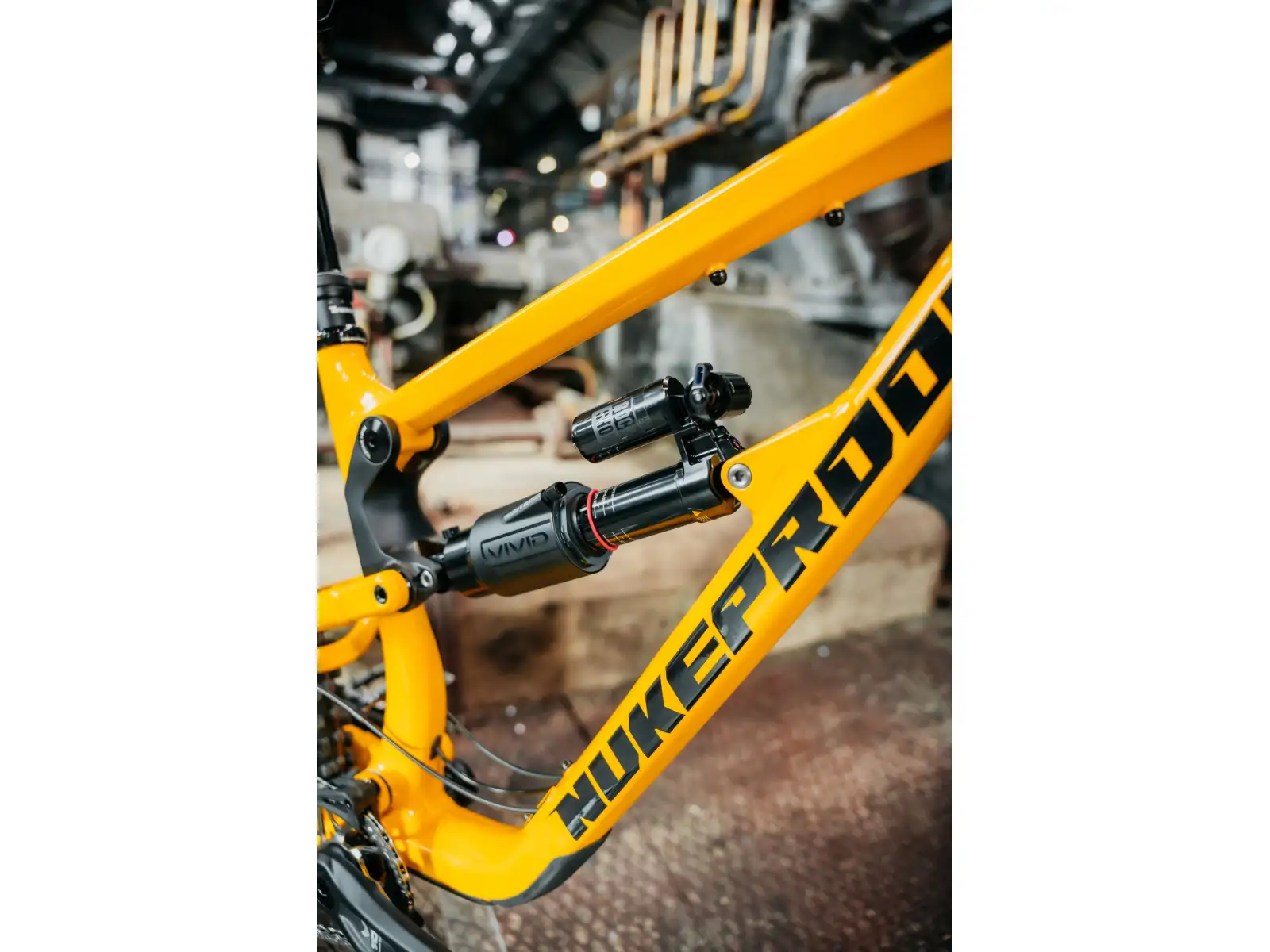 Nukeproof Mega 297 Pro Alloy Eagle 90 full-suspension bike Yellow