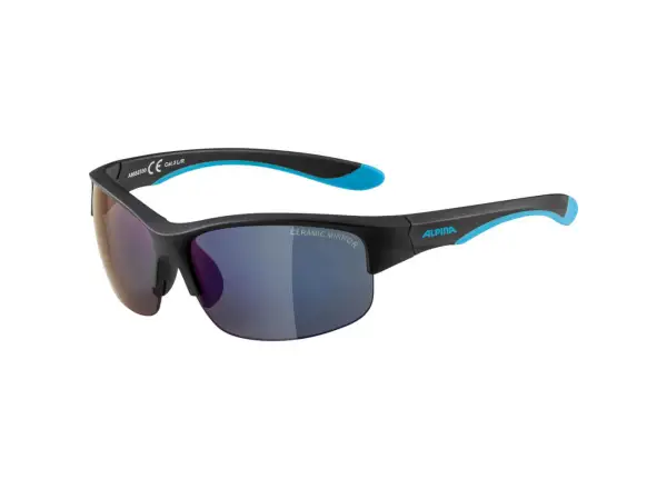 Alpina Flexxy Youth HR children's glasses Black/Blue Matt