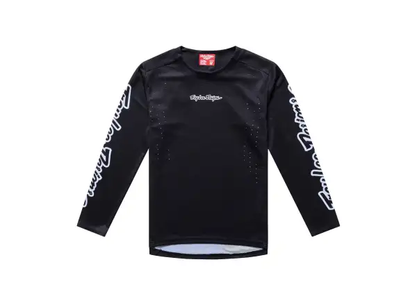Troy Lee Designs Youth Sprint Pro kids jersey long sleeve Mono Black