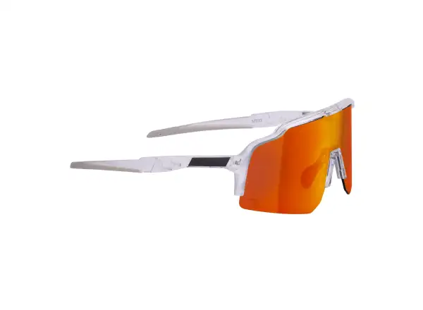 Force Strive cycling glasses transparent/red mirrored lens