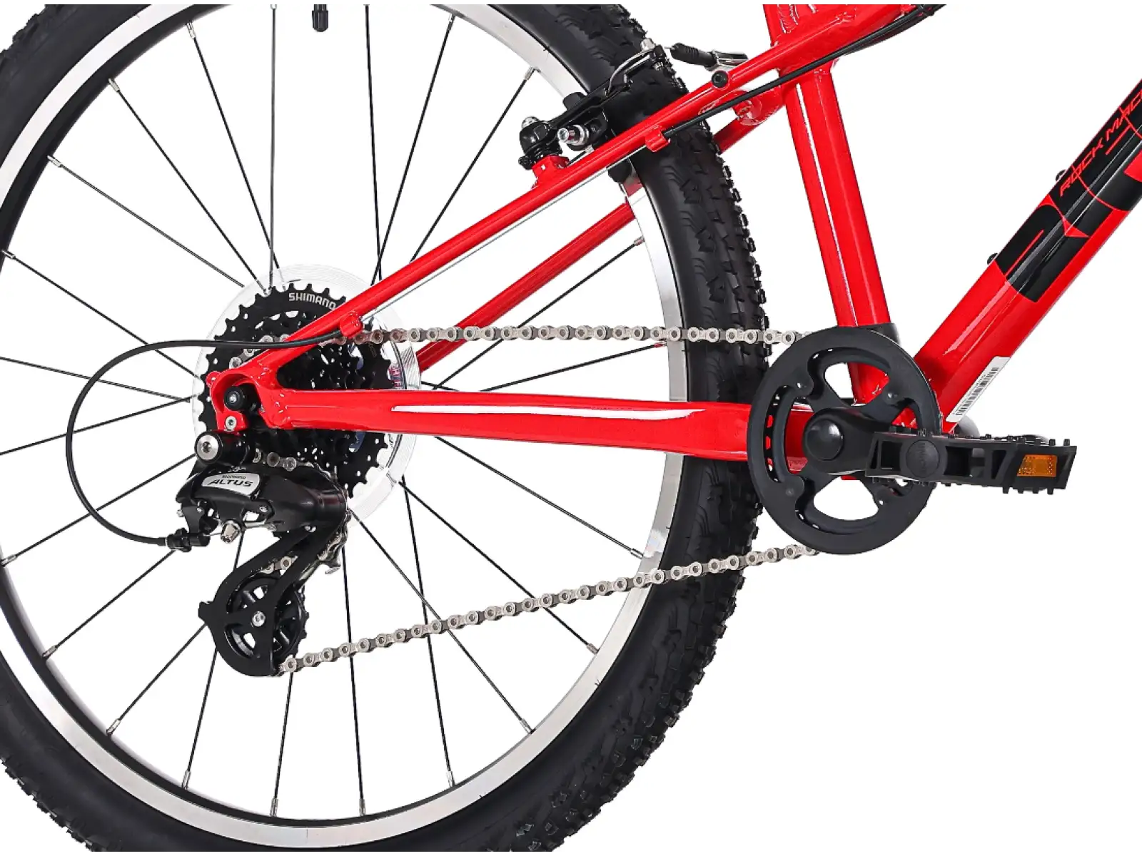 Rock Machine RIFF Jr 24 children's bike Gloss Fire Red