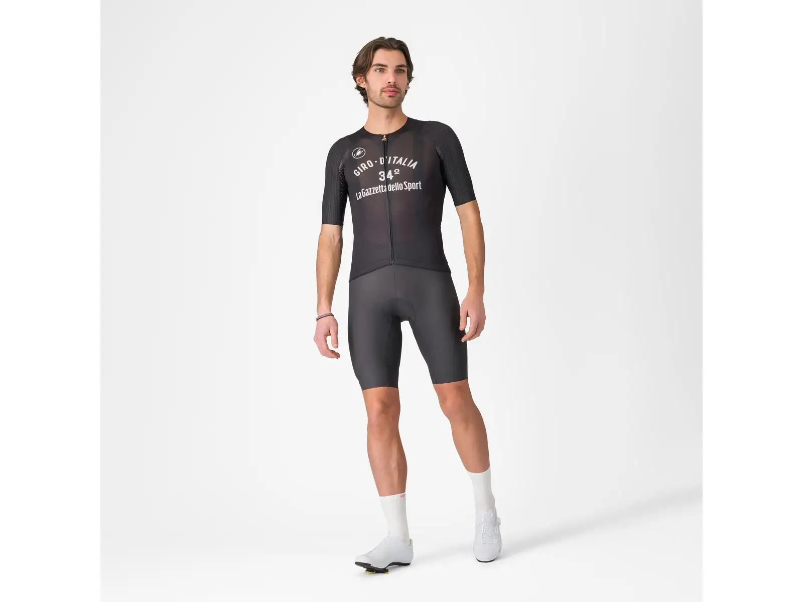 Castelli Giro Vintage Maglia Nera 34 men's jersey short sleeve Nero