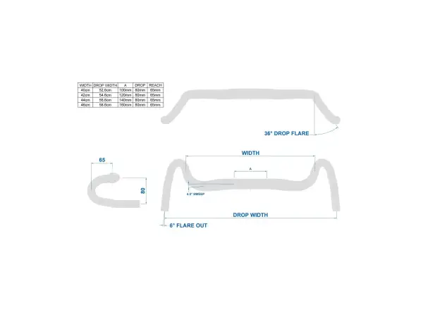 Ritchey WCS Beacon Blatte 40 handlebars
