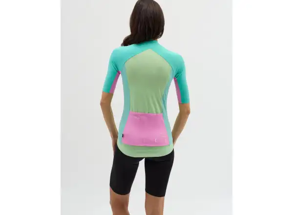 Silvini Stelvia women's jersey short sleeve Ocean/Blush