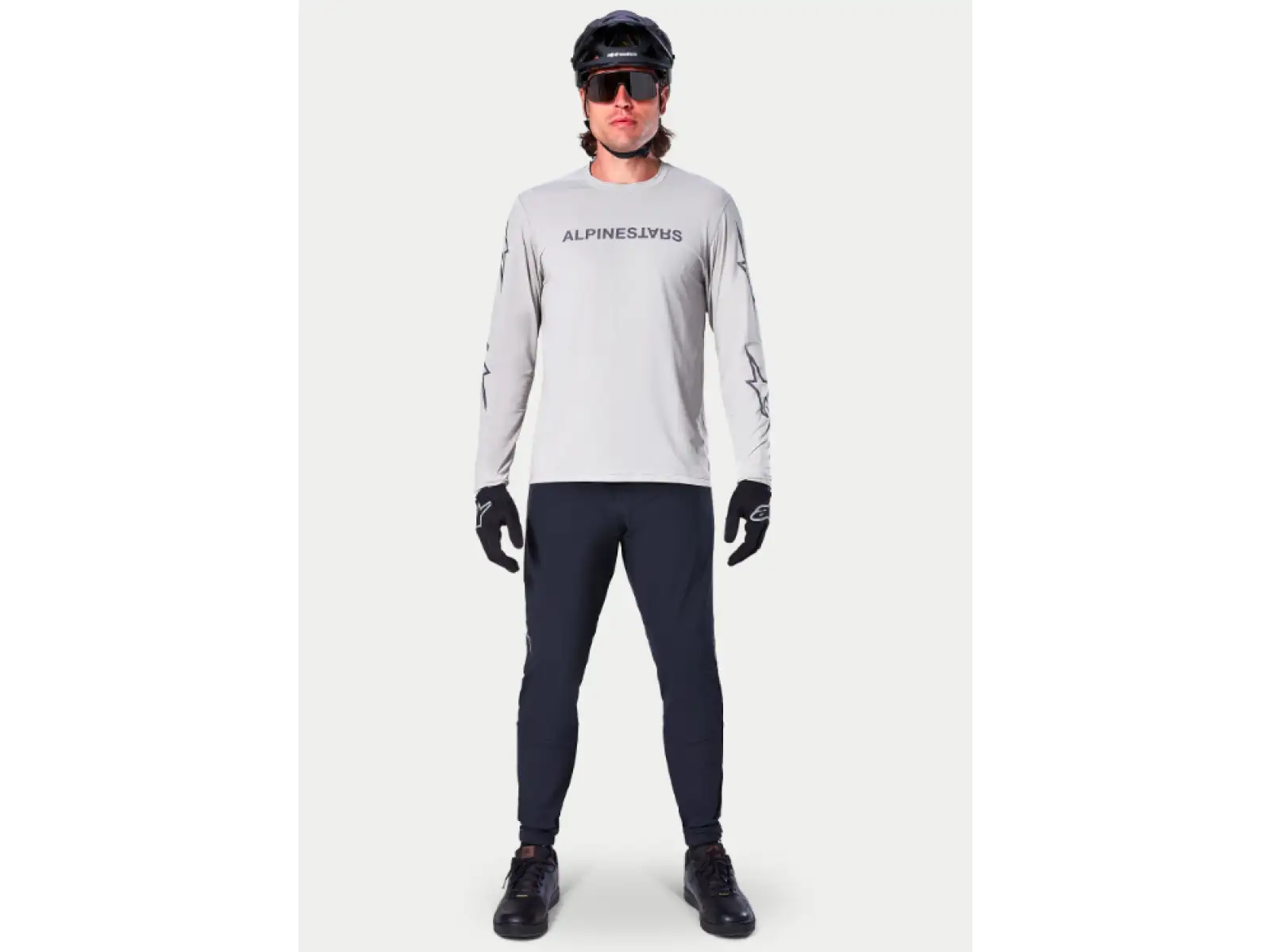 Alpinestars A-Dura Switch men's jersey long sleeve Light Grey