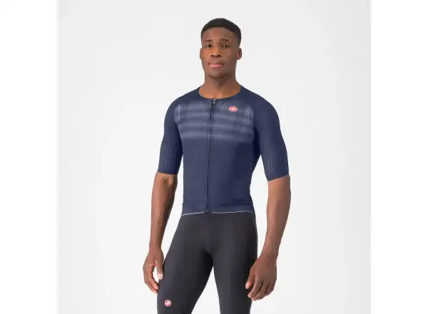 Castelli Aero Race 8S men's jersey short sleeve Belgian Blue