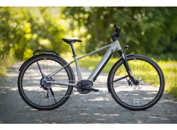 Superior eXR 6050 B Touring trekking e-bike Gloss Gray/Chrome Silver