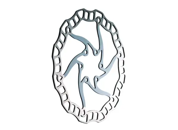 Quaxar Lynx brake disc 203 mm white