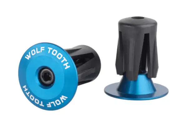 Wolf Tooth bar end plug blue