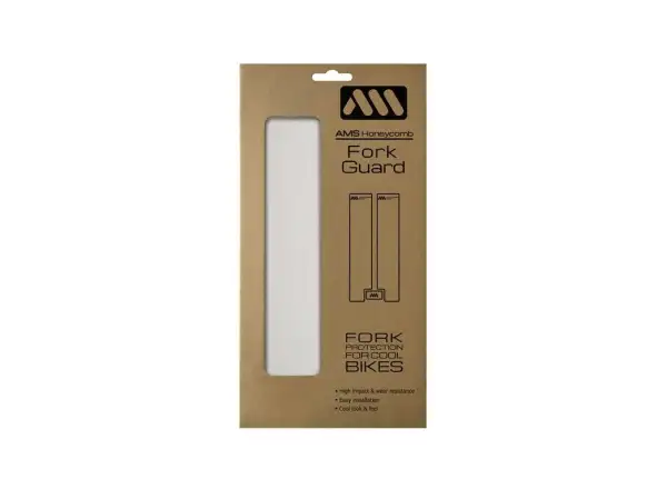 All Mountain Style fork protection stickers Clear/Silver