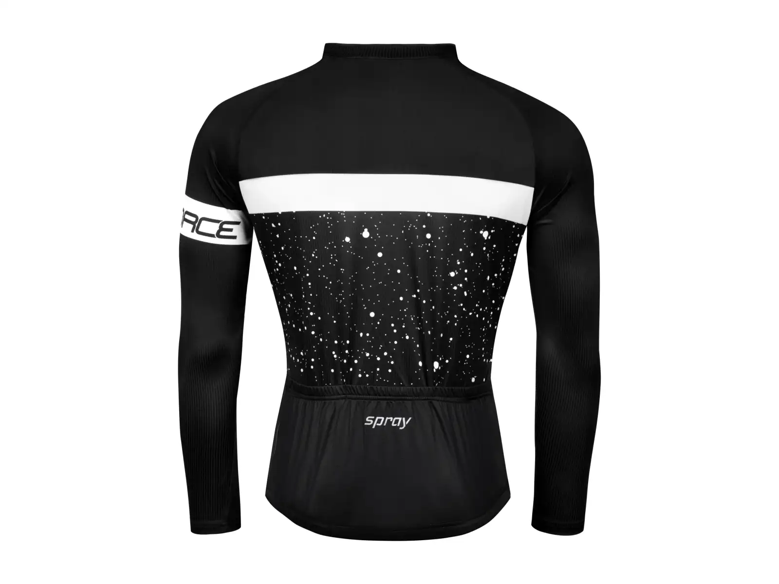 Force Spray men's jersey long sleeve black/white