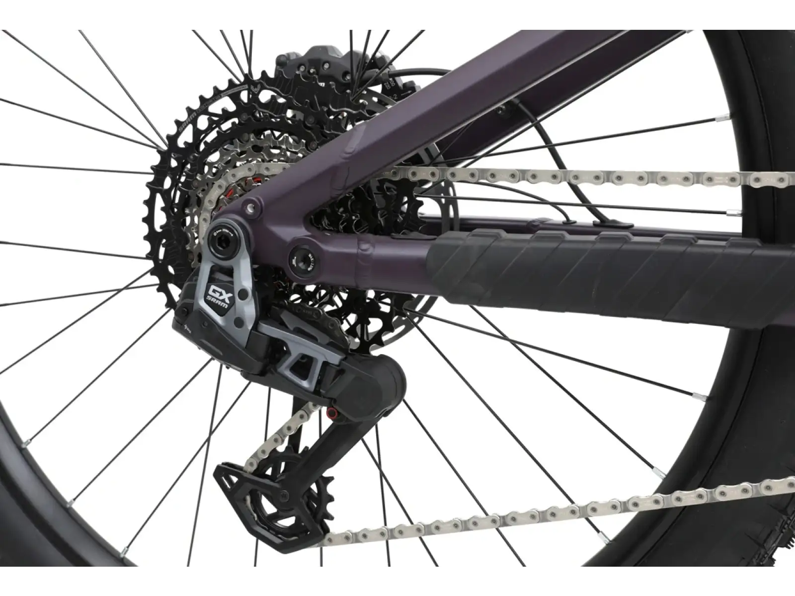 Apache Eagle 2 Avinox 800 Wh purple full suspension e-bike