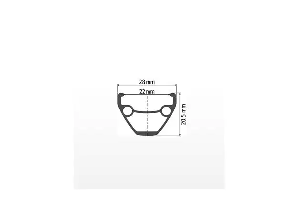 DT Swiss 533D 27.5" MTB rim black