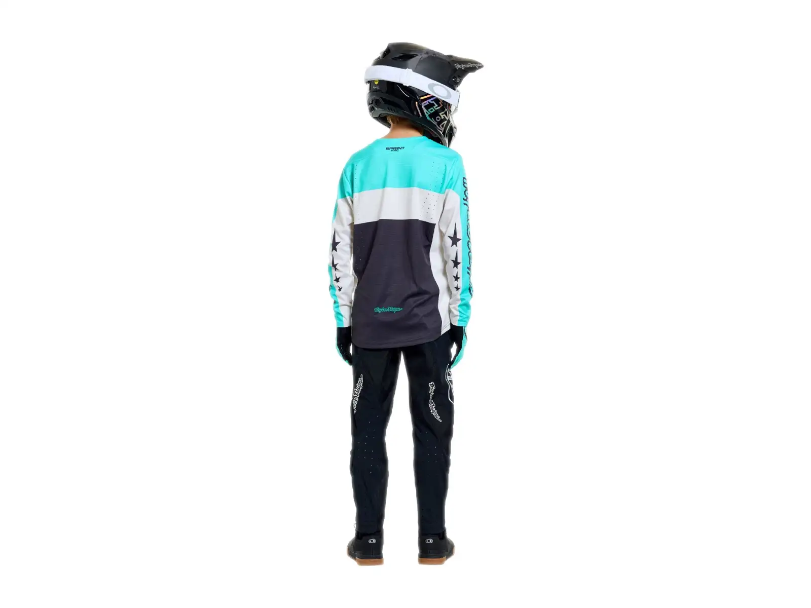 Troy Lee Designs Youth Sprint Pro kids jersey long sleeve Yo Moto Carbon
