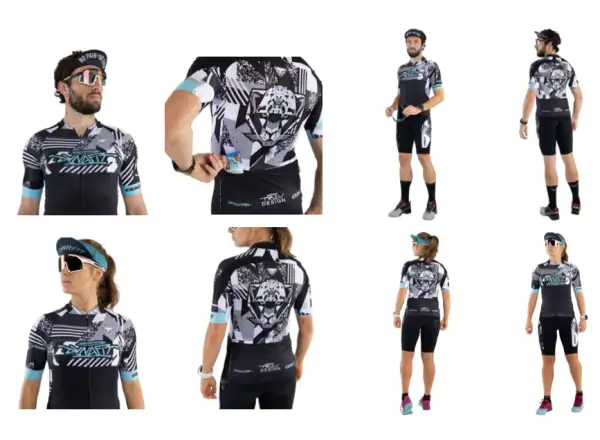 Dynafit Snow Leopard women's bib shorts with padding Black Out