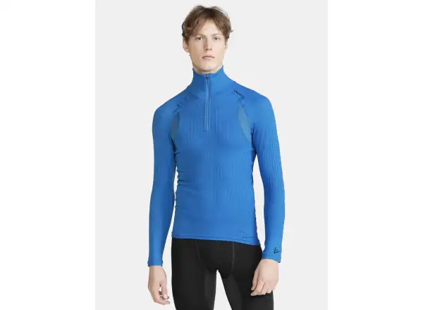 Craft Active Extreme X Zip men's long sleeve shirt blue