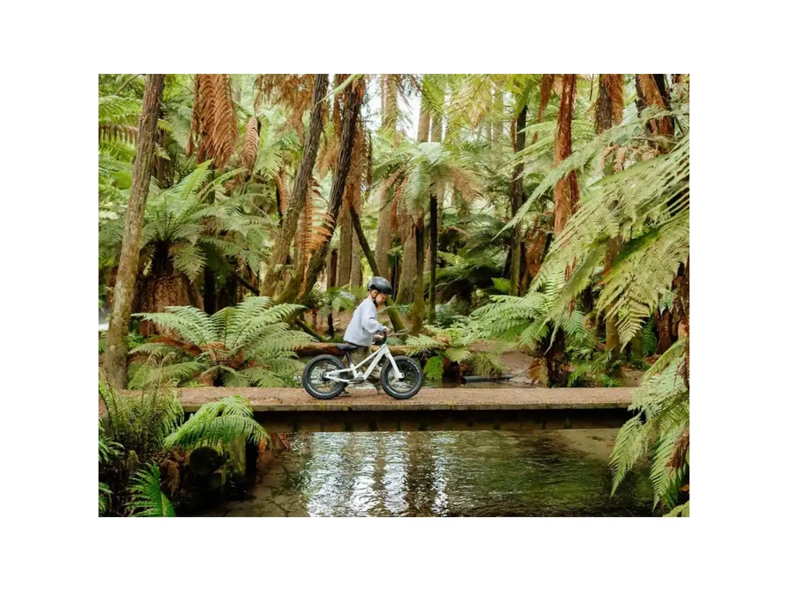 Kids Ride Shotgun kids balance bike Dirt Hero 14" with brake 2026 white