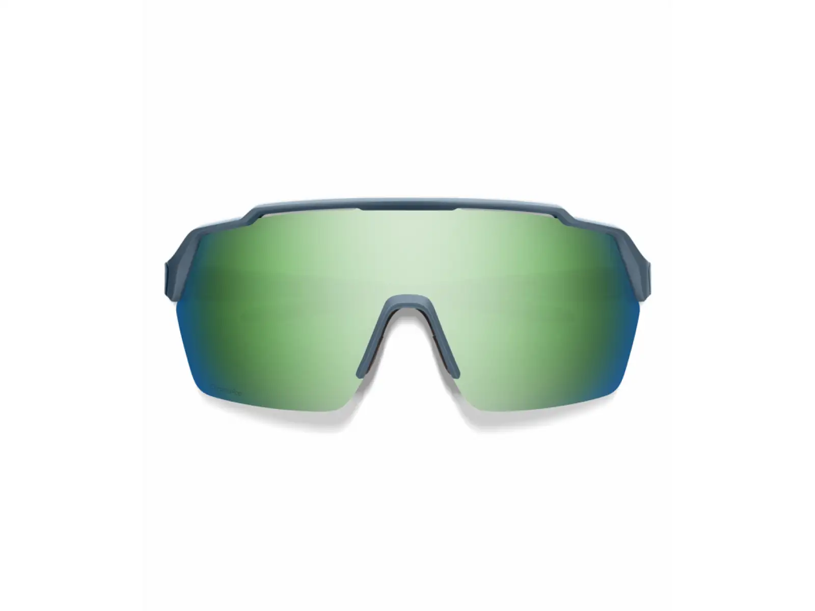 Smith Shift Split Mag cycling glasses Matte Stone/Moss/ChromaPop Green Mirror