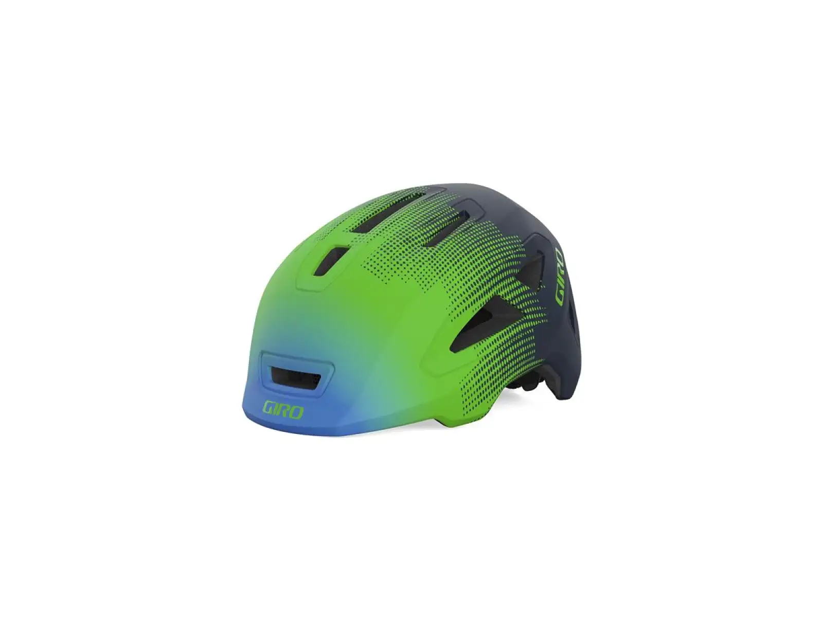 Giro Scamp II children's helmet Mat Blue/Green Towers