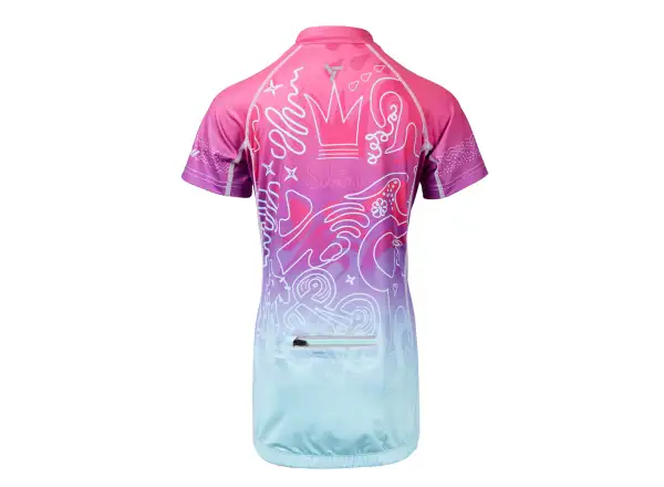 Silvini Scrivia kids jersey fuchsia/turquoise