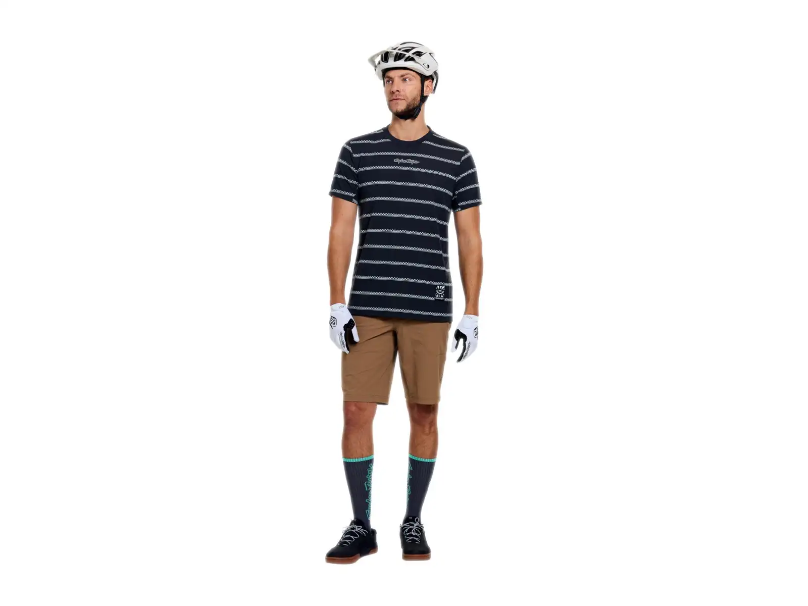 Troy Lee Designs Skyline Ride men's jersey short sleeve Checked Out Carbon