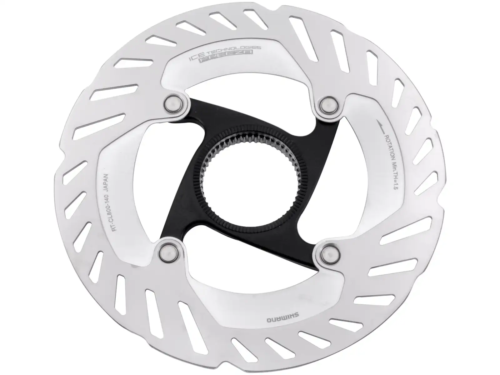 Shimano RT-CL800 brake rotor 180 mm, center lock, Ice Tech, outer lock ring