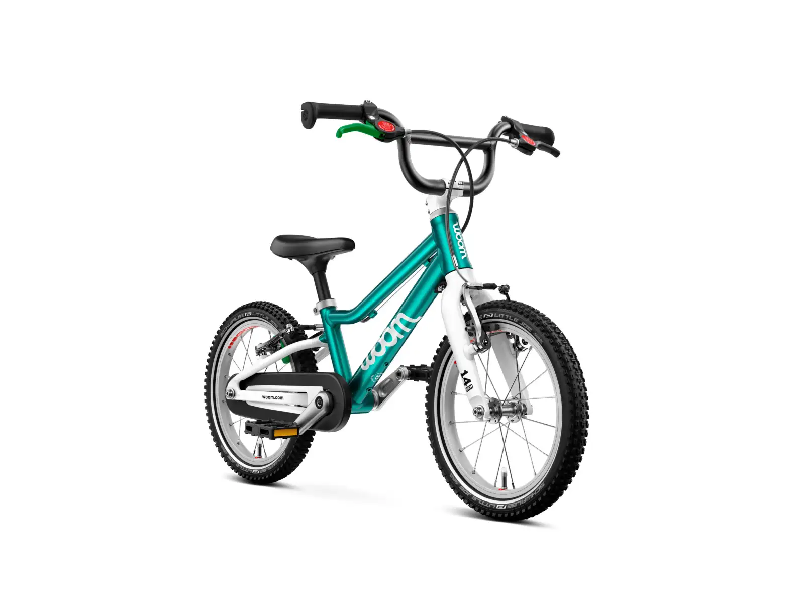 Woom GO 2 children's bike 14" Metallic Turquoise