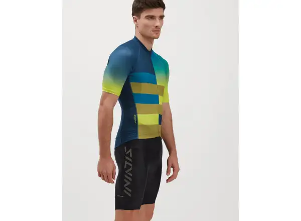 Silvini Mazzano men's jersey short sleeve Navy/Lime