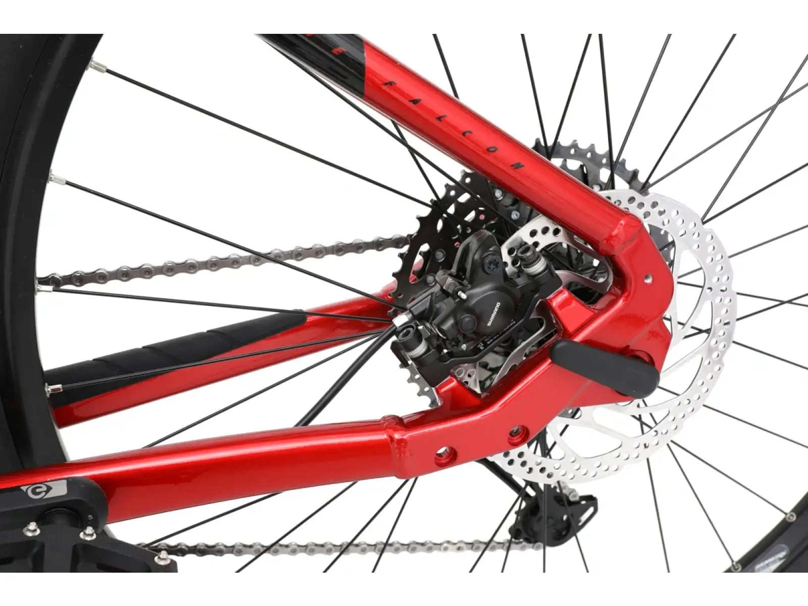 Apache Falcon 2 Bosch CX 800 Wh mountain e-bike red