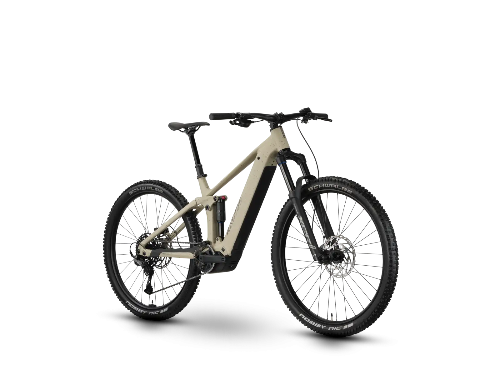 Raymon Korak Comp greige/taupe full-suspension e-bike