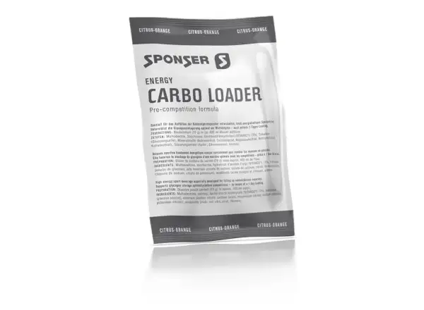 Sponser Carbo Loader 75 g Glycogen Stores Replenishment Citrus/Orange