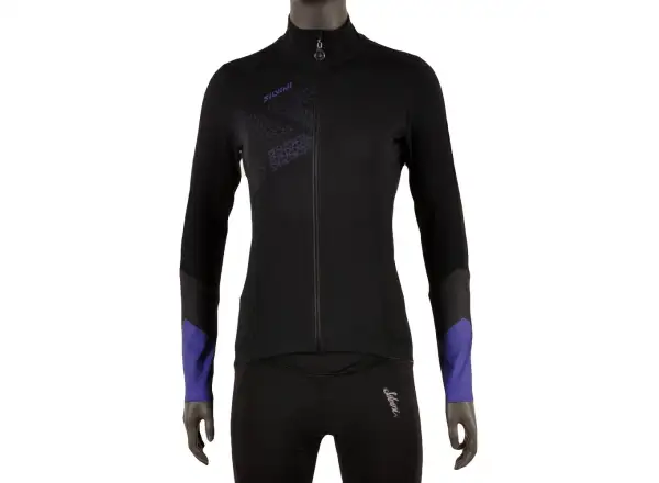 Silvini Calvana women's jersey long sleeve black/navy