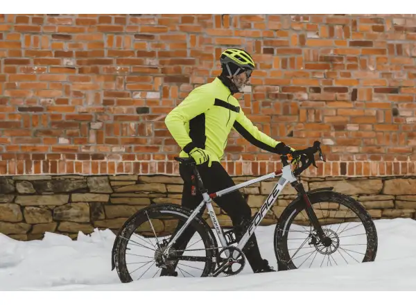 Force Frost softshell jacket fluo/black