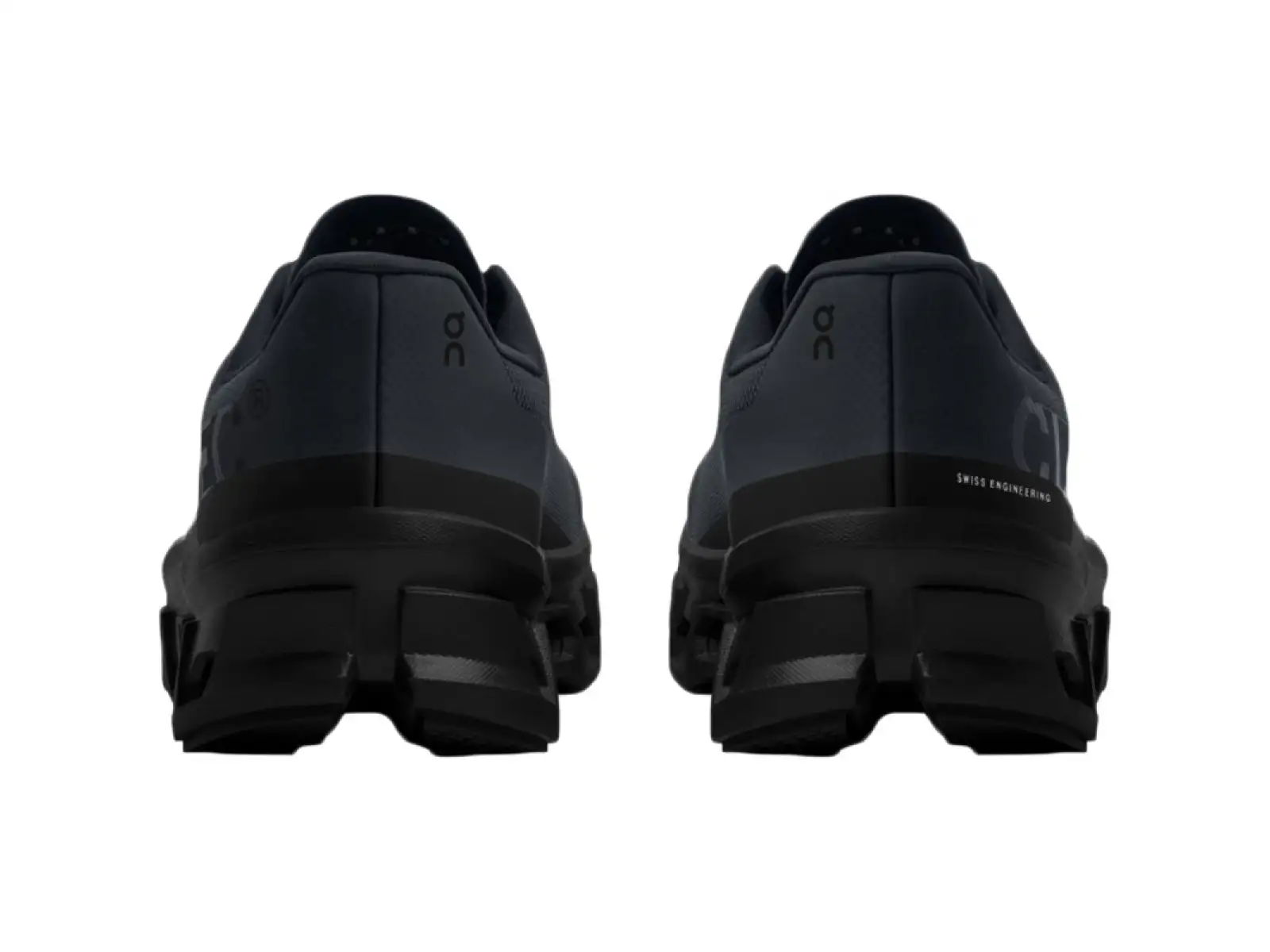 On Cloudmonster Running Shoes Men All Black
