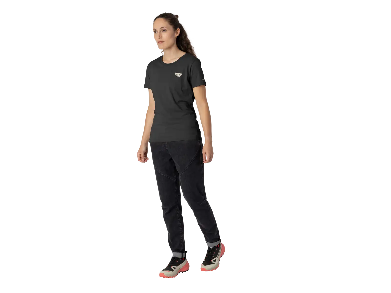 Dynafit 24/7 Graphic women's T-shirt short sleeve Black Out/Trail Crew
