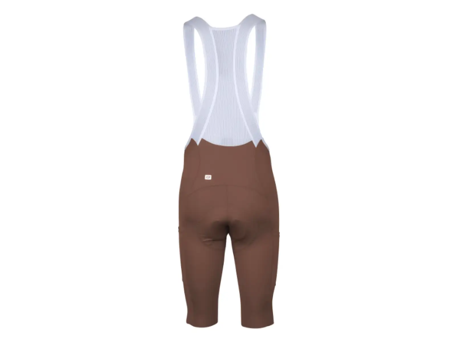 Force Mono men's cycling shorts with pad and bib brown